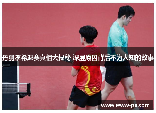 丹羽孝希退赛真相大揭秘 深层原因背后不为人知的故事