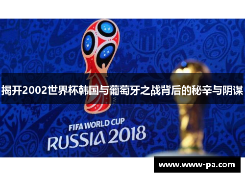 揭开2002世界杯韩国与葡萄牙之战背后的秘辛与阴谋