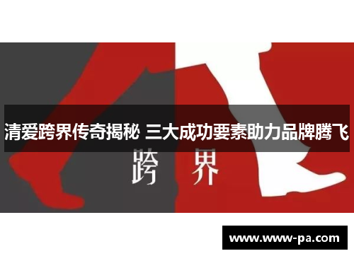 清爱跨界传奇揭秘 三大成功要素助力品牌腾飞