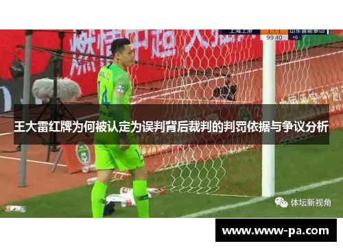 王大雷红牌为何被认定为误判背后裁判的判罚依据与争议分析